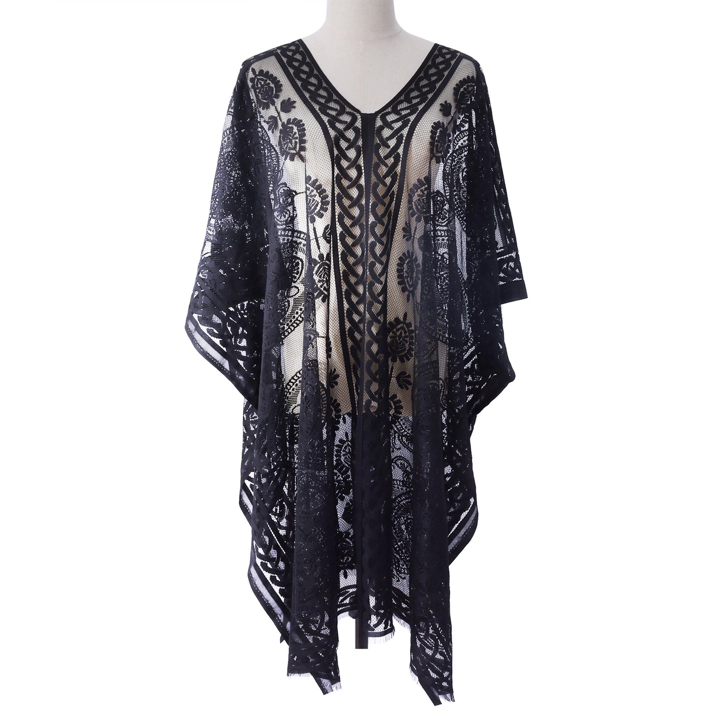 Pattern Ventilation All-match Transparent Sexy Sun Protection Shirt
