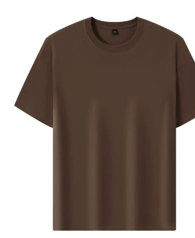 Cotton Round Neck Short Sleeve T-shirt