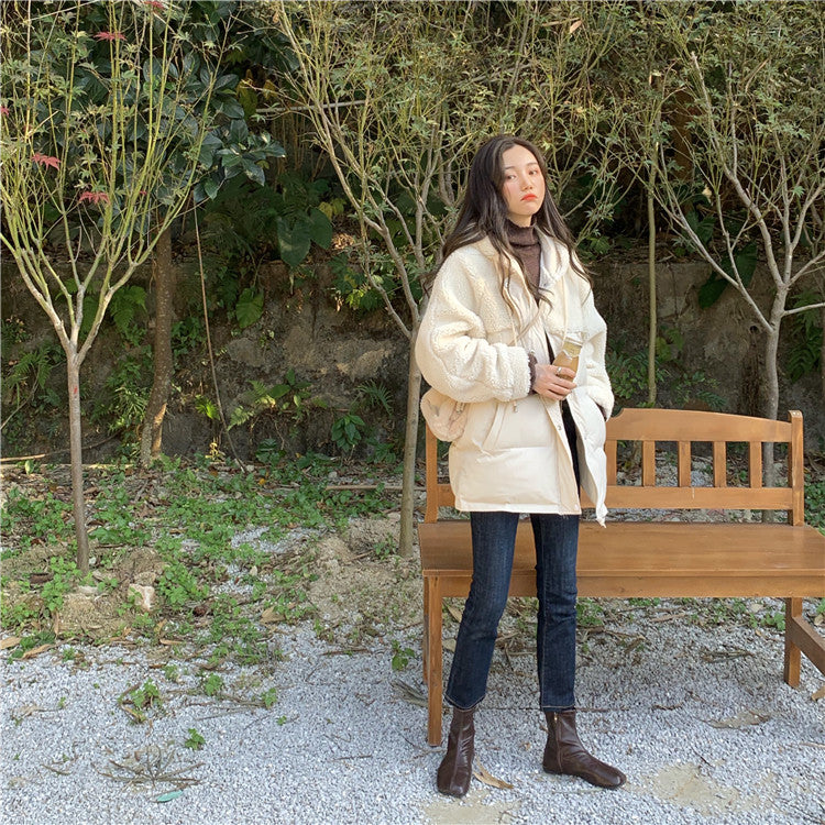 Mid-length Cotton Clothing Women's Design Sense For Small People