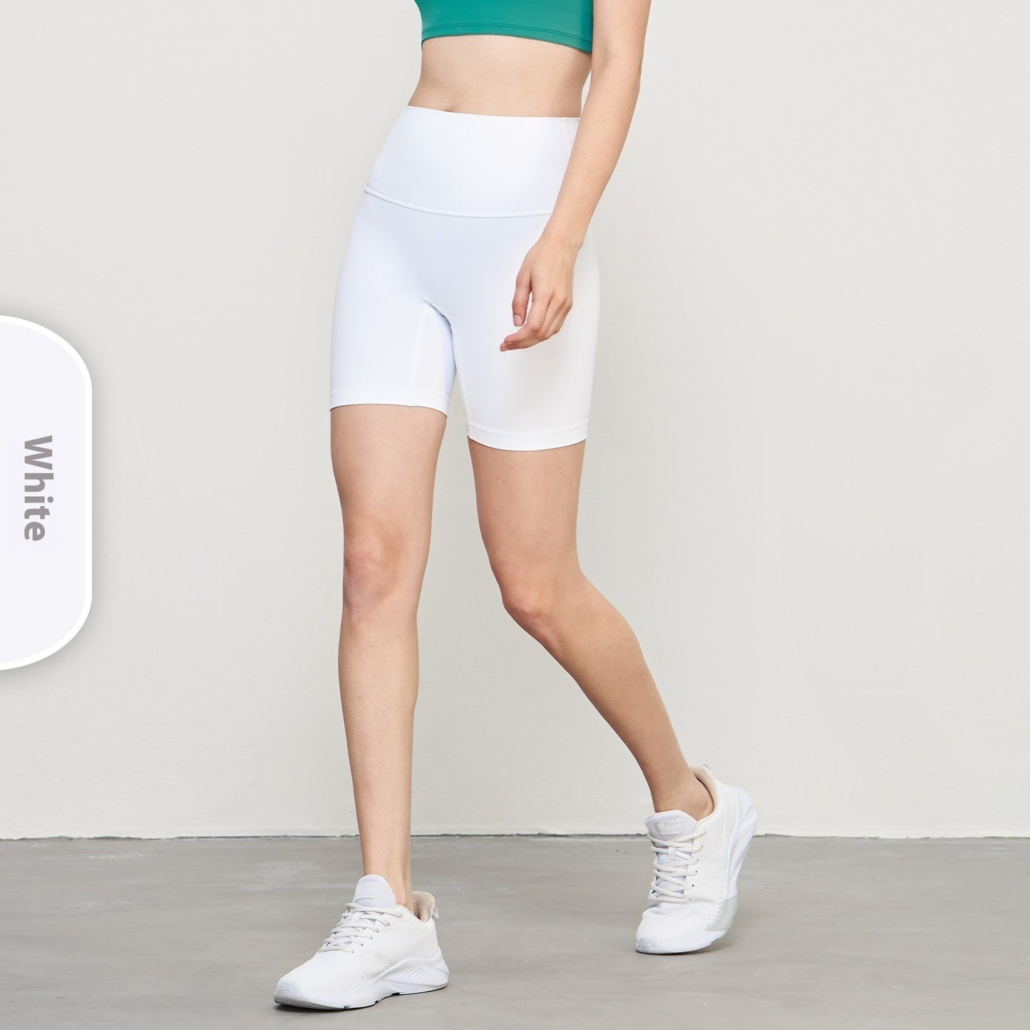 Nude No T-line Hip Lift Trepunkts Fitness Yogashorts til kvinder