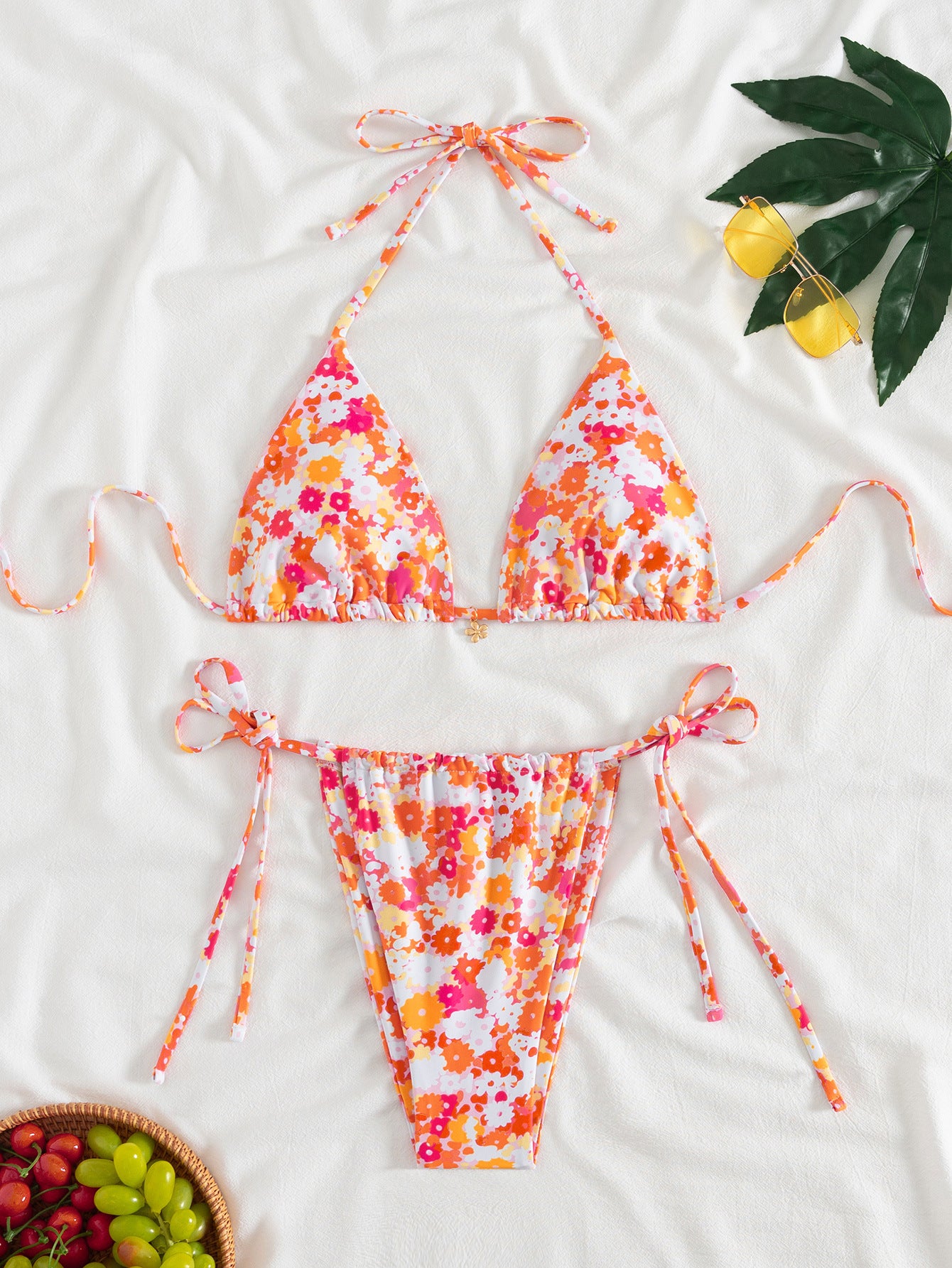 Lace-up Swimwear Deluxe Bikini Set