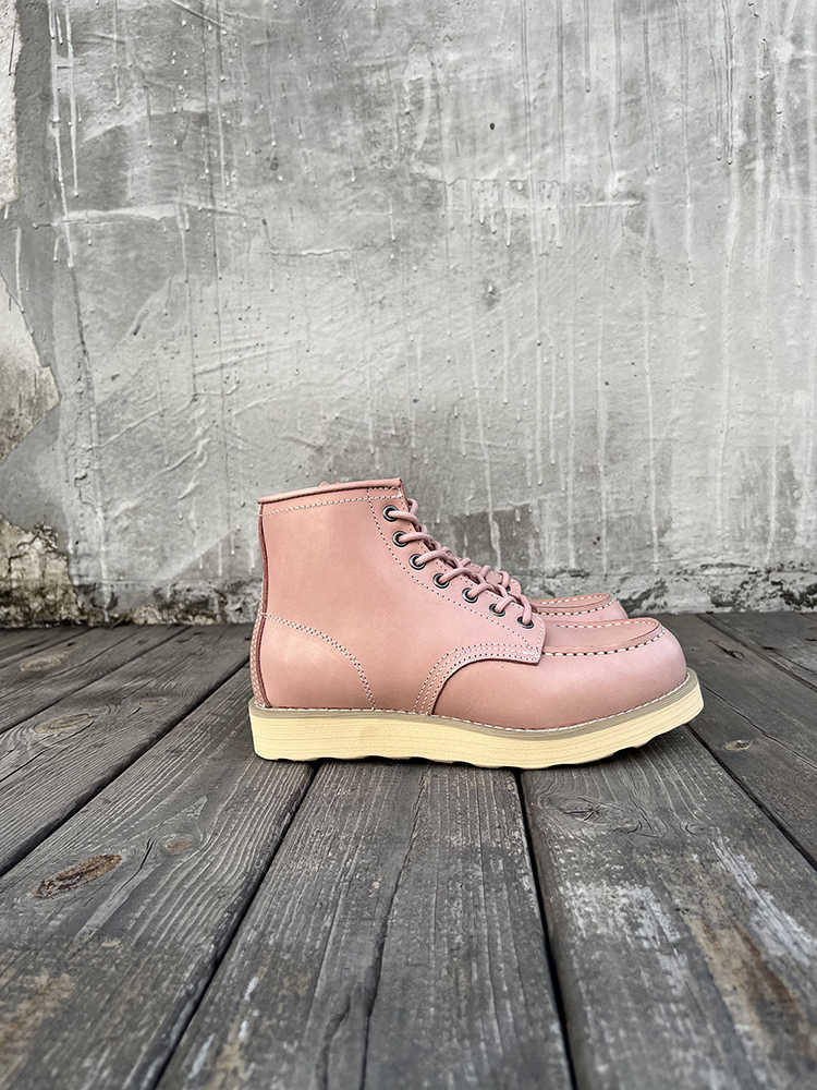 Women's Hard Leather Work Boots