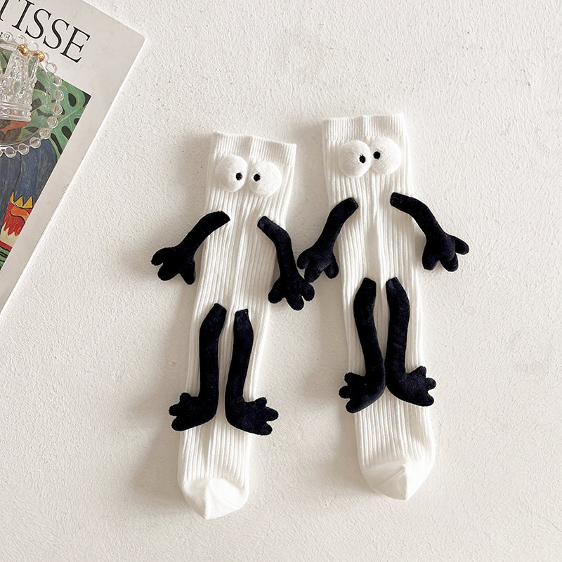 Cute Plush Doll In Tube Socks JK Is Thin Pure Cotton Pile Pile Short Boots Couple
