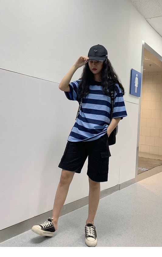 High Cold Lady Like Woman Style Small Cool Girl Wear Short Sleeve