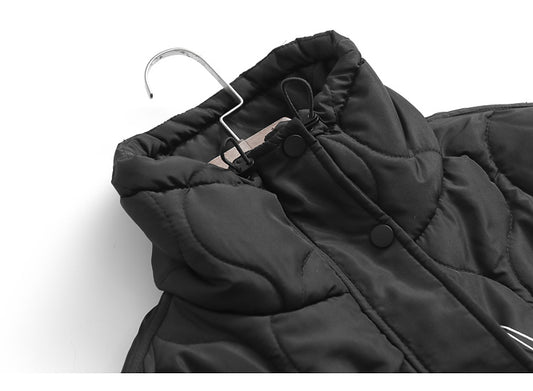 Men's Zip-up Jacket With Loose Pocket Standing Collar