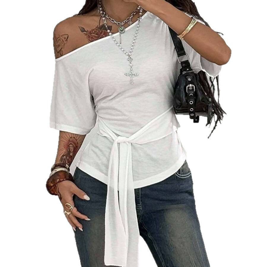 Slim-fit Elegant Short-sleeve For Summer