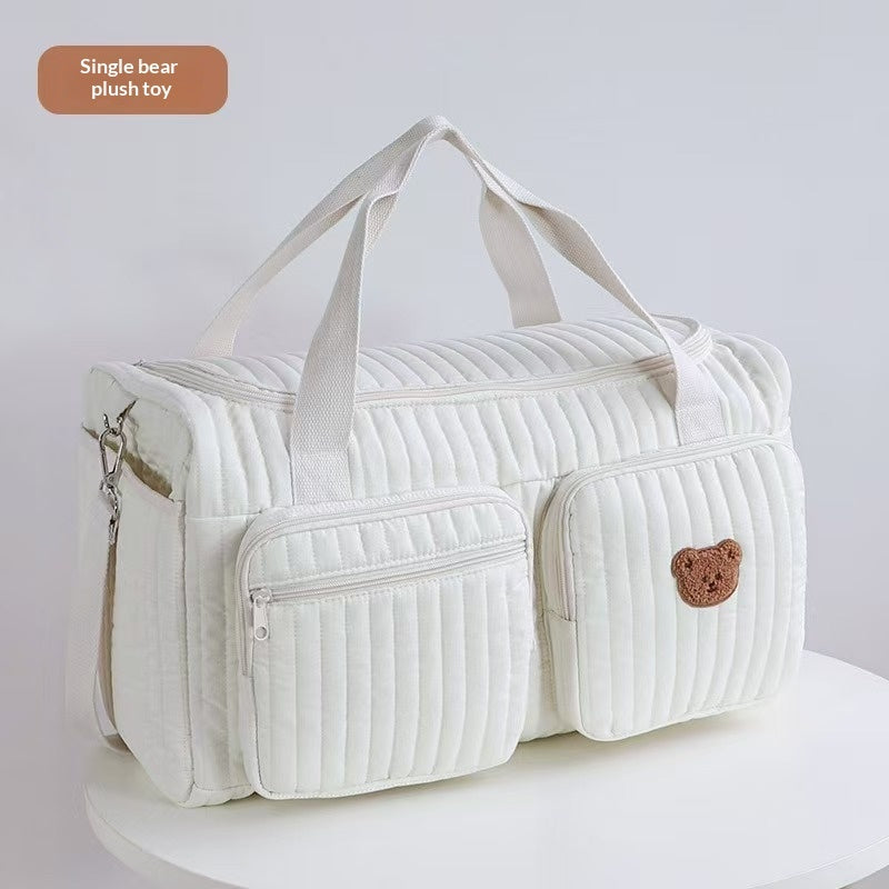 Mommy Travel Bag Compact LightweightHigh-CapacityCasual Handbag For Moms And Babies