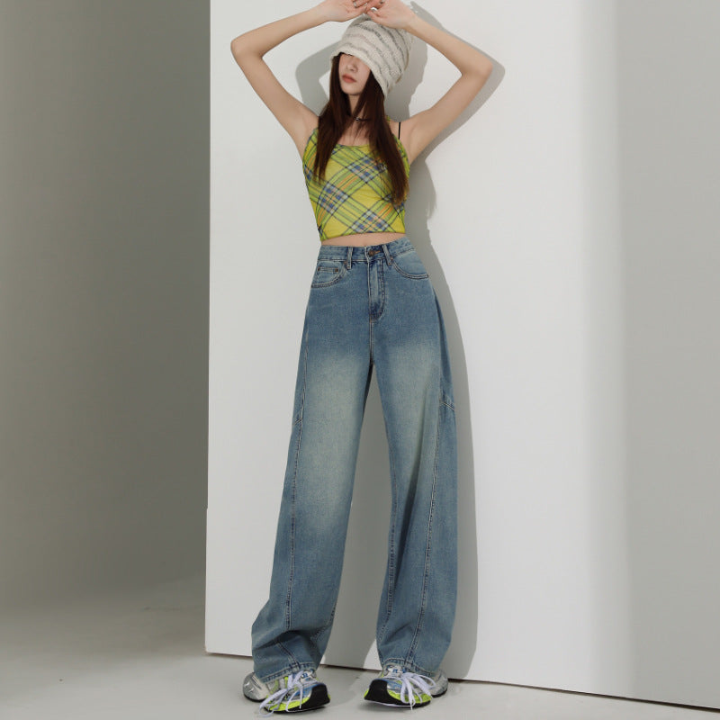 Wide Leg Jeans Loose Fashion Women