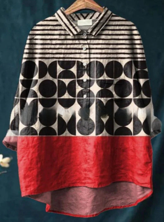 Hawaiian Style Long Sleeve Shirt
