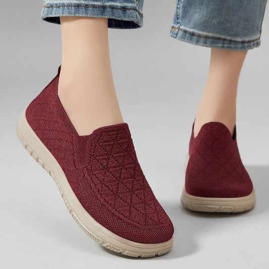 Women's Low-cut Flat Slip-on Soft Bottom Comfortable Shoes