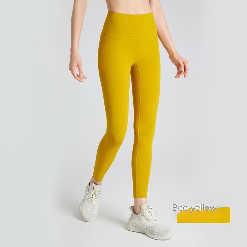 Fitness Nude Feel Yoga Pants Female High Waist Tight