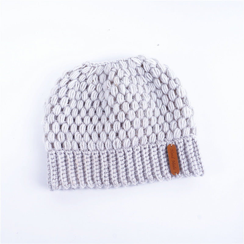 European And American New Knitted Hat Ladies Warm Ear Protection