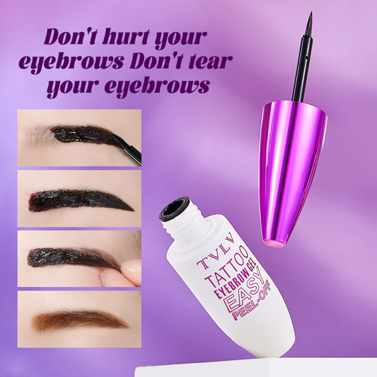 Tearing Type Waterproof Sweatproof Solid Color Tear And Pull Eyebrow Cream