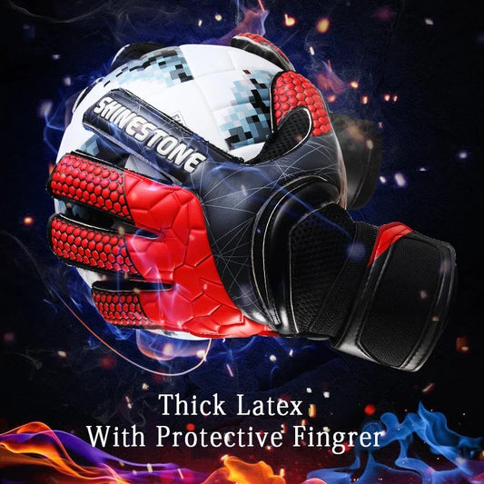 Children Harness Finger Guard Thickened Latex Goalkeeper Gloves