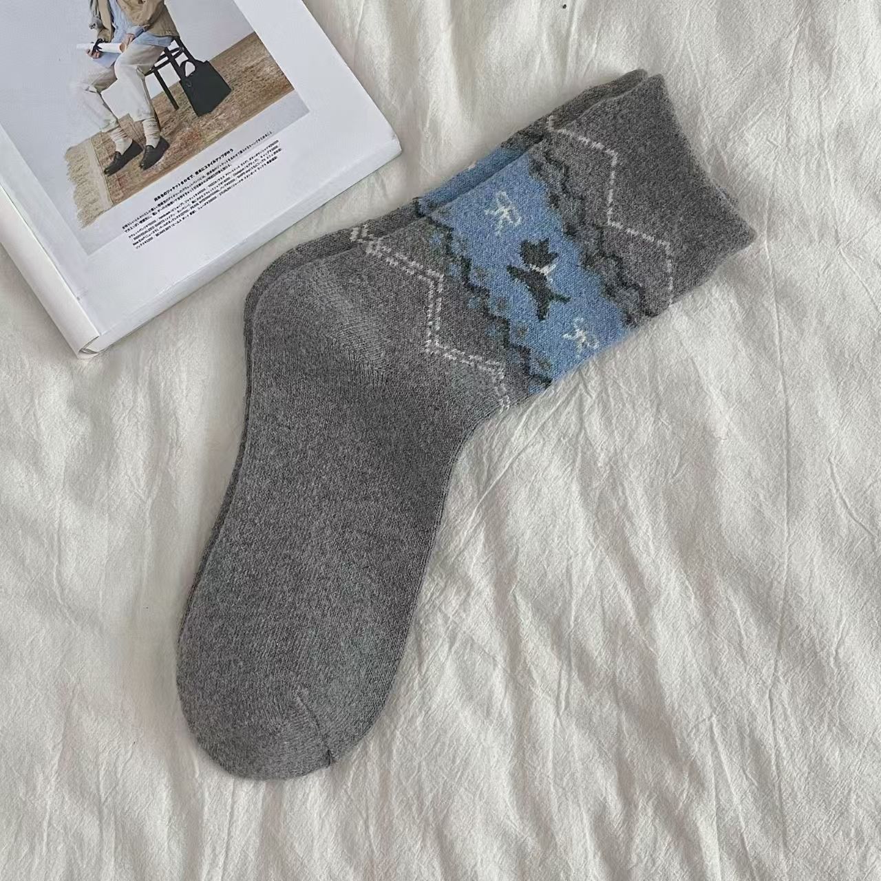 New Retro Puppy Socks For Women