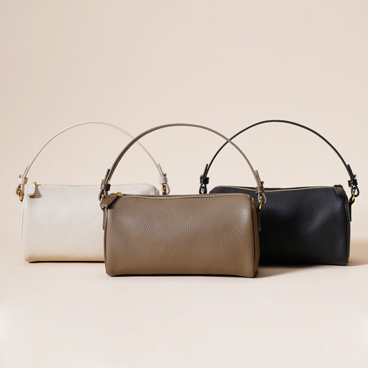 Top Layer Cowhide Advanced Simple Texture Underarm Bag