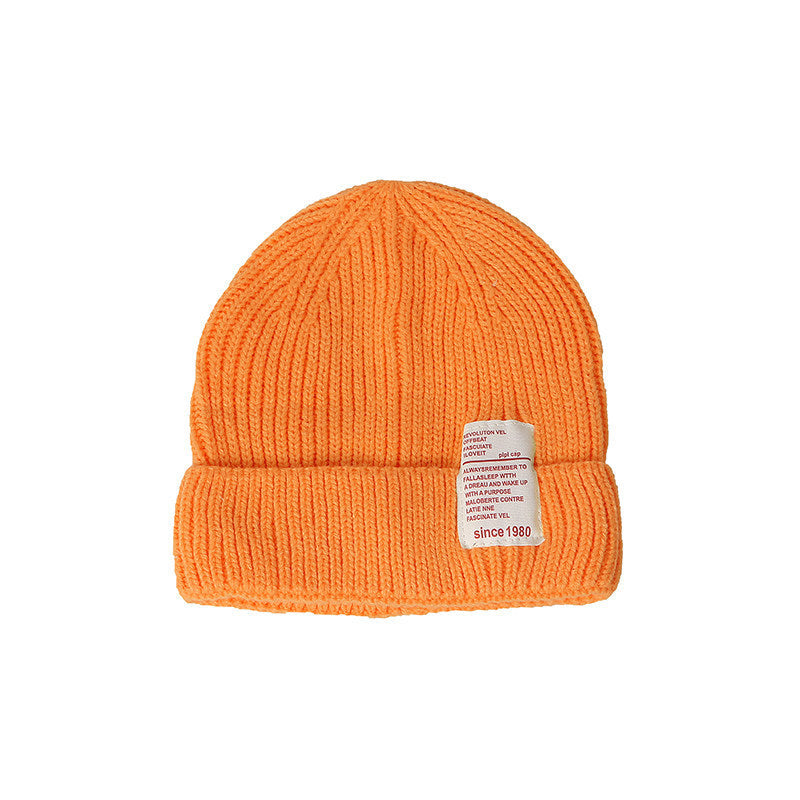 Autumn And Winter New 1980 Labeling Knitted Wool Hat