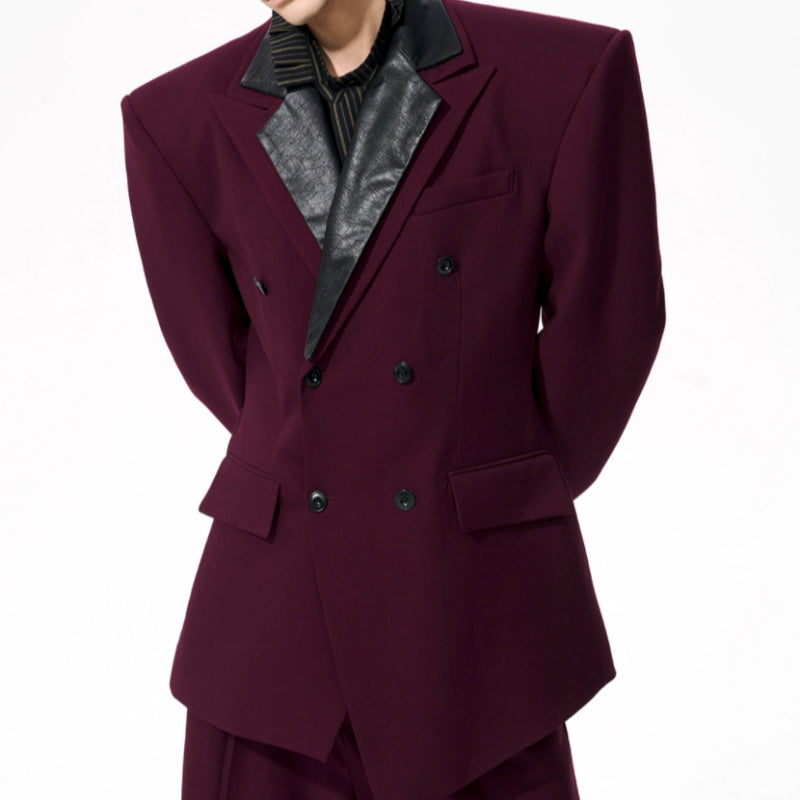 Detachable Wool Tencel Peplum Blazer