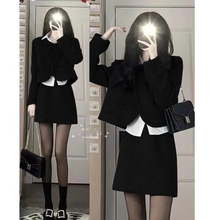 Women's Short French-style Tweed Jacket