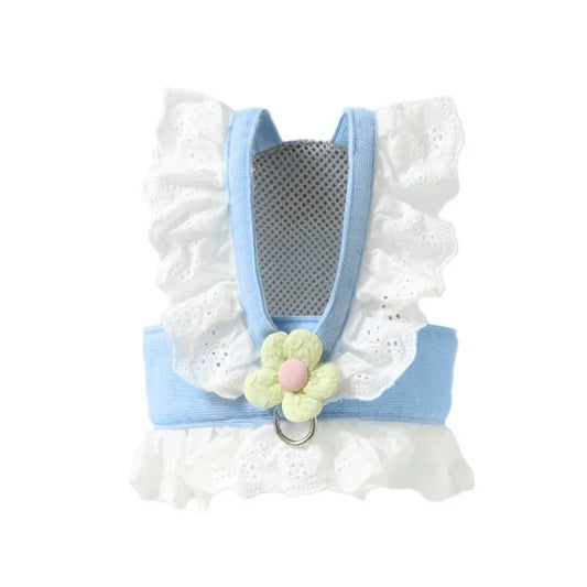 Pet Leash Dog Collar Summer Clothes For Cats And Dogs Baby Dog Safety Rope Back Strap Dog Walking Rope Special For Puppies