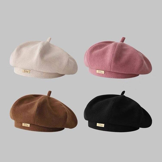 Beret Girls Retro Litterær Enkelhed