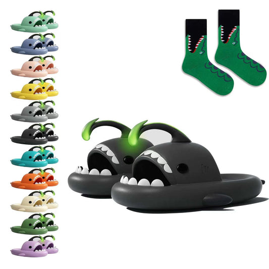 Tread On Shit Slippers Funny Home Cartoon