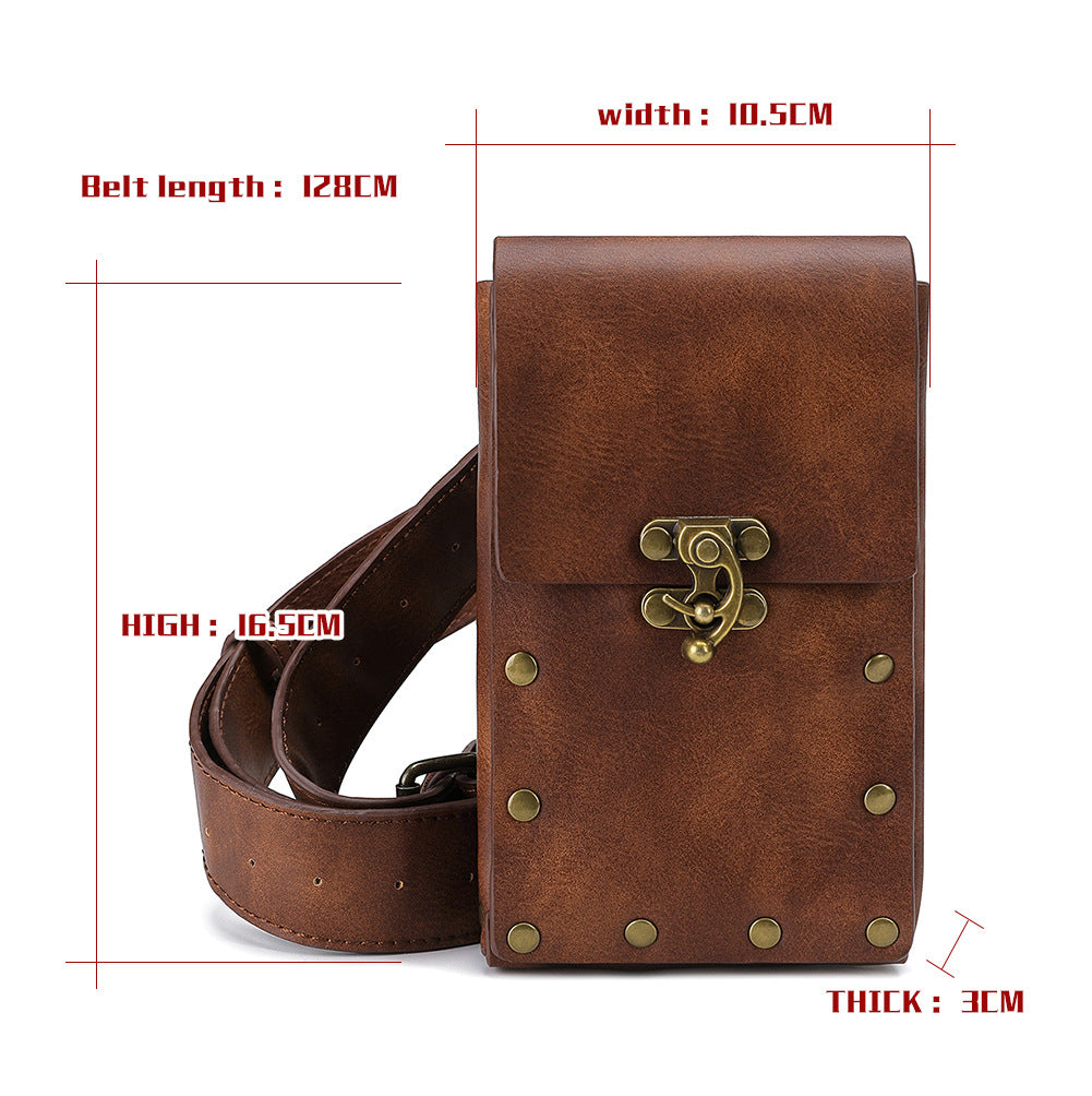 Damernes Steampunk Retro Skuldertaske
