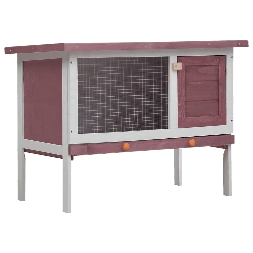 Rabbit hutch, small animal house, rabbit hutch, 1 level, rabbit hutch 1