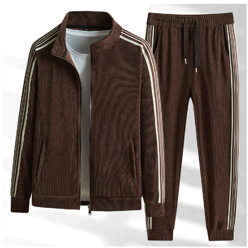 Youth Leisure Sports Sweater Cardigan Suit
