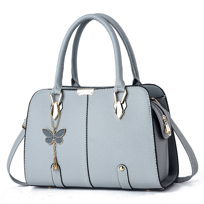 Large Capacity Lychee Pattern Women's Handbag