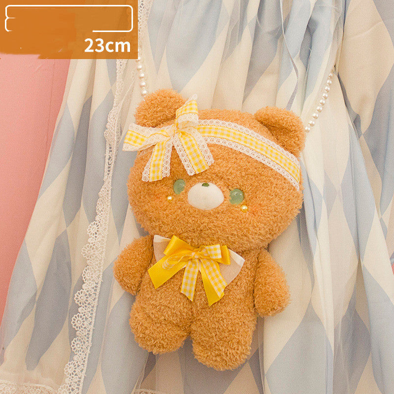 Creative Cartoon Animal Bear Plush Honey Doll Bag