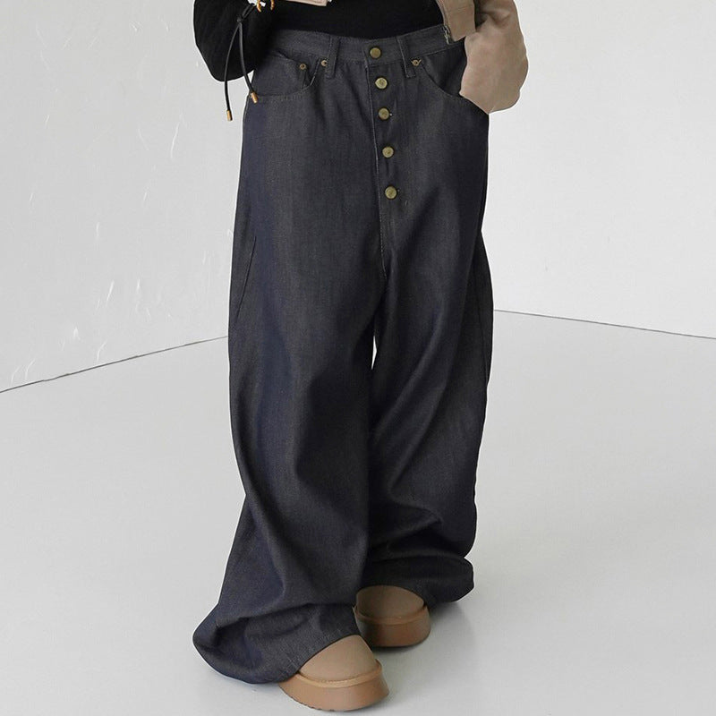 Design Loose Drooping Casual Trousers