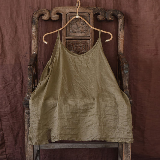 Womens Extra-long Camisole With Hand-sewn Back For A Cool Lightweight Base