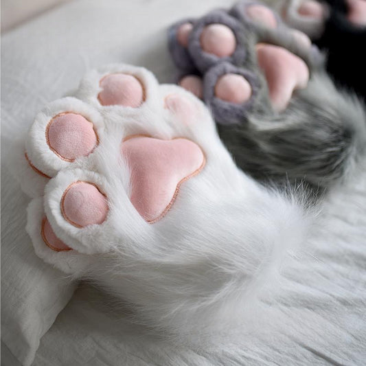 Women's Fashionable Warm Fleece-lined Cat's Paw