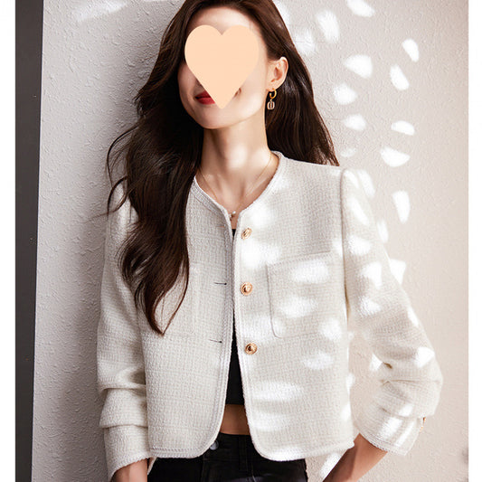 Short Black Kafuu Coat Women's Suit