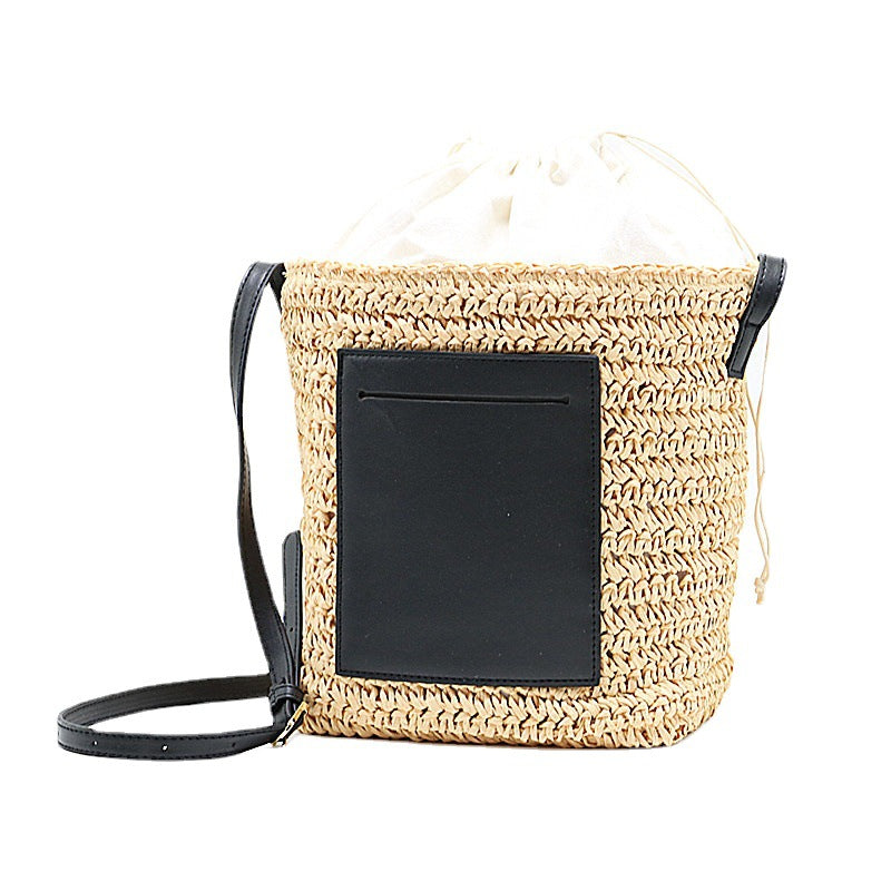 Straw Woven Bag Street Fashion Atmosphere Messenger