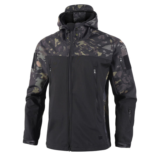 Second Generation Shark Skin Soft Shell Jacket Waterproof Windproof Riding Coat