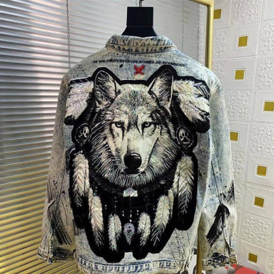 Fashionable Personalized Embroidered Jacket For Men