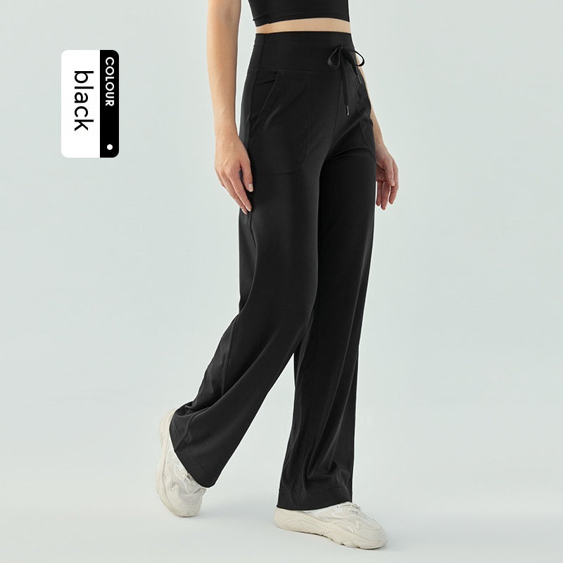 Solid Color Fitness Running Quick-drying Thin Yoga Pants