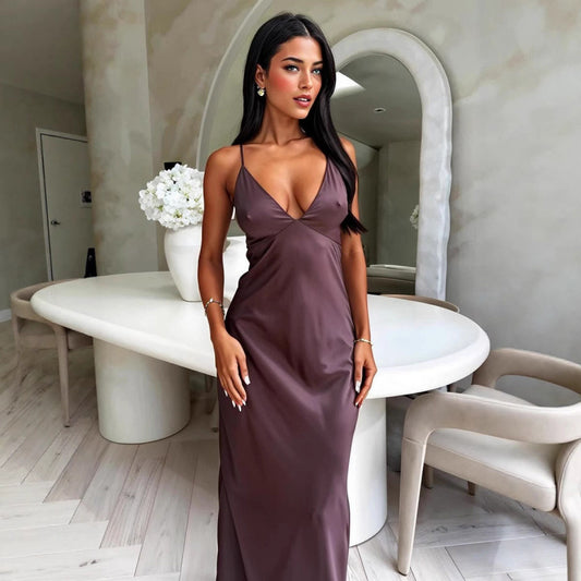 Elegant Waist-cinching Fashion Dress For Women