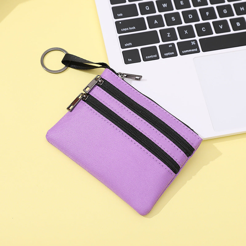 Womens Stylish Mini Canvas Coin Purse