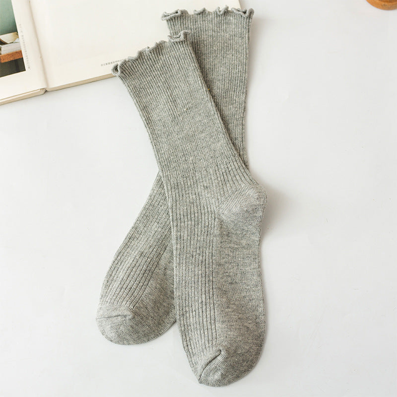 Japanese Autumn And Winter Cotton Socks Thin Section