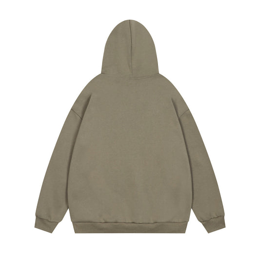 Dark High Street Shadow Printed Hoodie Loose Casual