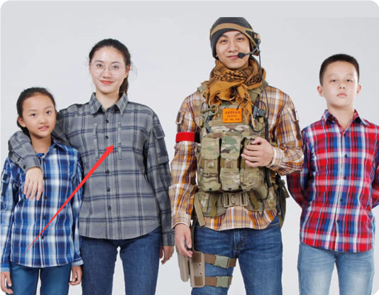 Breathable And Wear-resistant Checkered Shirts For Military