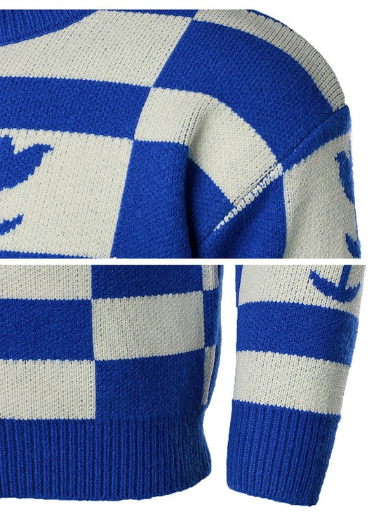 Young Men's Knitted Sweater Round Neck Pullover Bottoming Shirt