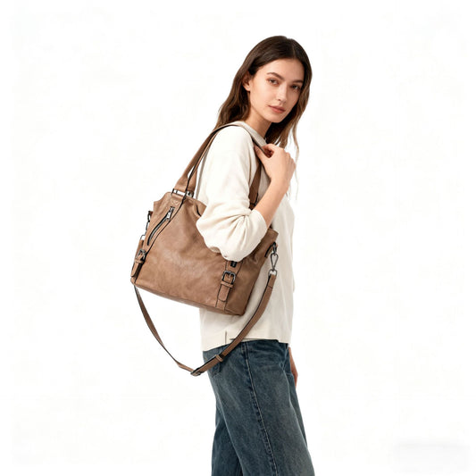 Rummelig crossbody-taske til pendling og rejser