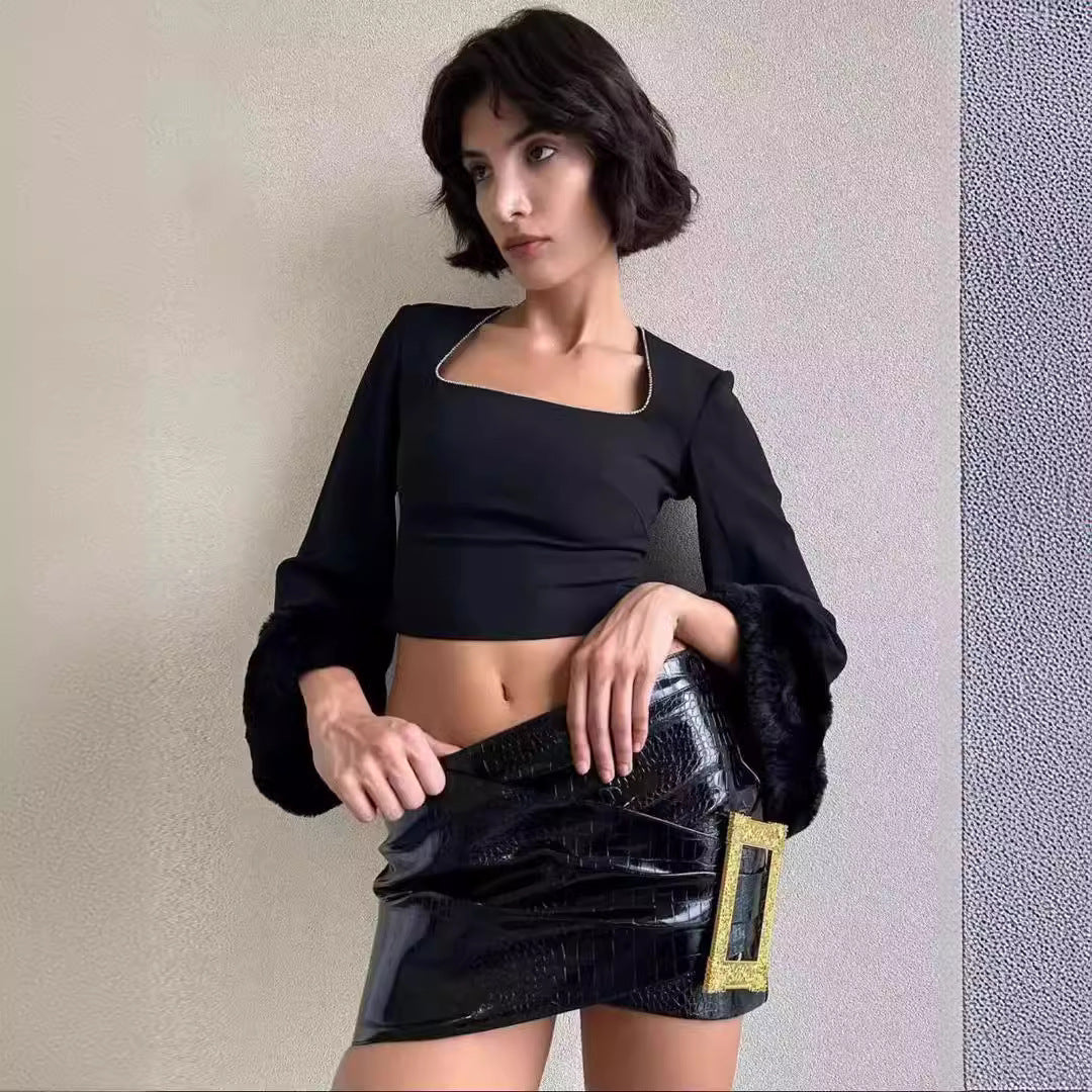 Dame Fashionskørt, der passer til alt og fremhæver figuren