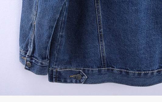 Couple Style Denim Coat Women Loose And Thin