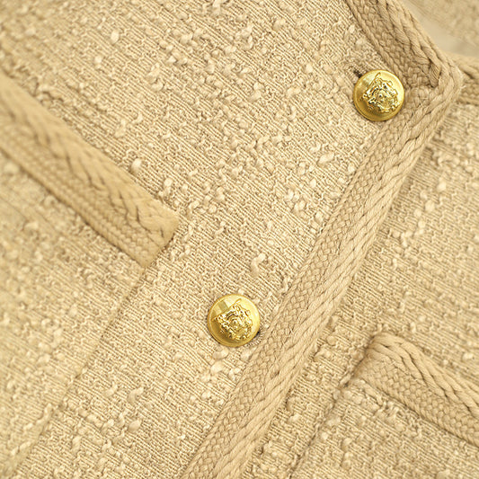 Milk Tea Memory Winter High-grade Wool Simple And Short Coat