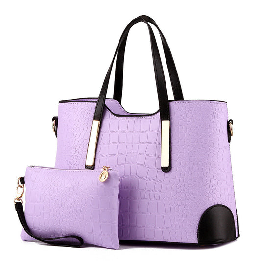 Female Bag Fashion Color Matching Picture Mother Bag Messenger Shoulder Handbag One Drop Delivery